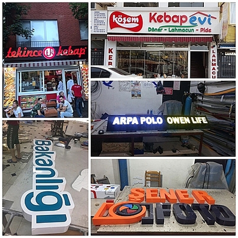 Pleksi Kutu Harf	